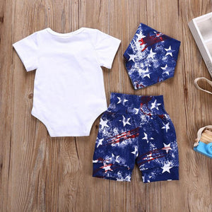 Baby's 1st 4th Of July Star Print - Bee and Co