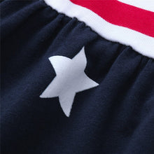 Load image into Gallery viewer, Toddler Baby Girls Dress Stars &amp; Bows 4th Of July - Bee and Co
